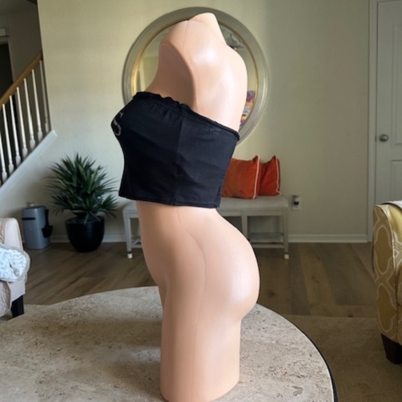 Guess black tube top size medium - Picture 4 of 6